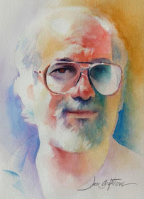 Robert (Bob) Weinberg - portrait by Jon Arfstrorm, Weird Tales illustrator (courtesy David Saunders)