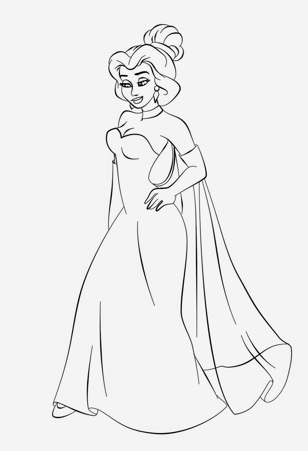 Disegni Da Colorare Delle Principesse THEBOEGIS