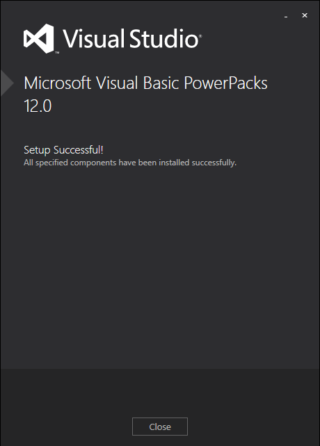 مراحل نصب  Visual Basic PowerPack برای Visual Studio 2013