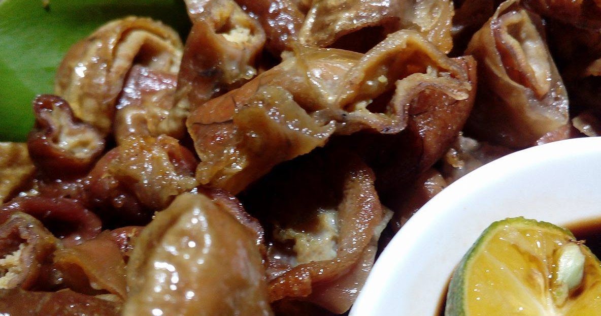 Indigenous Kitchen CHICHARON BULAKLAK A popular Filipino Appetizer ( Pig Intestines)