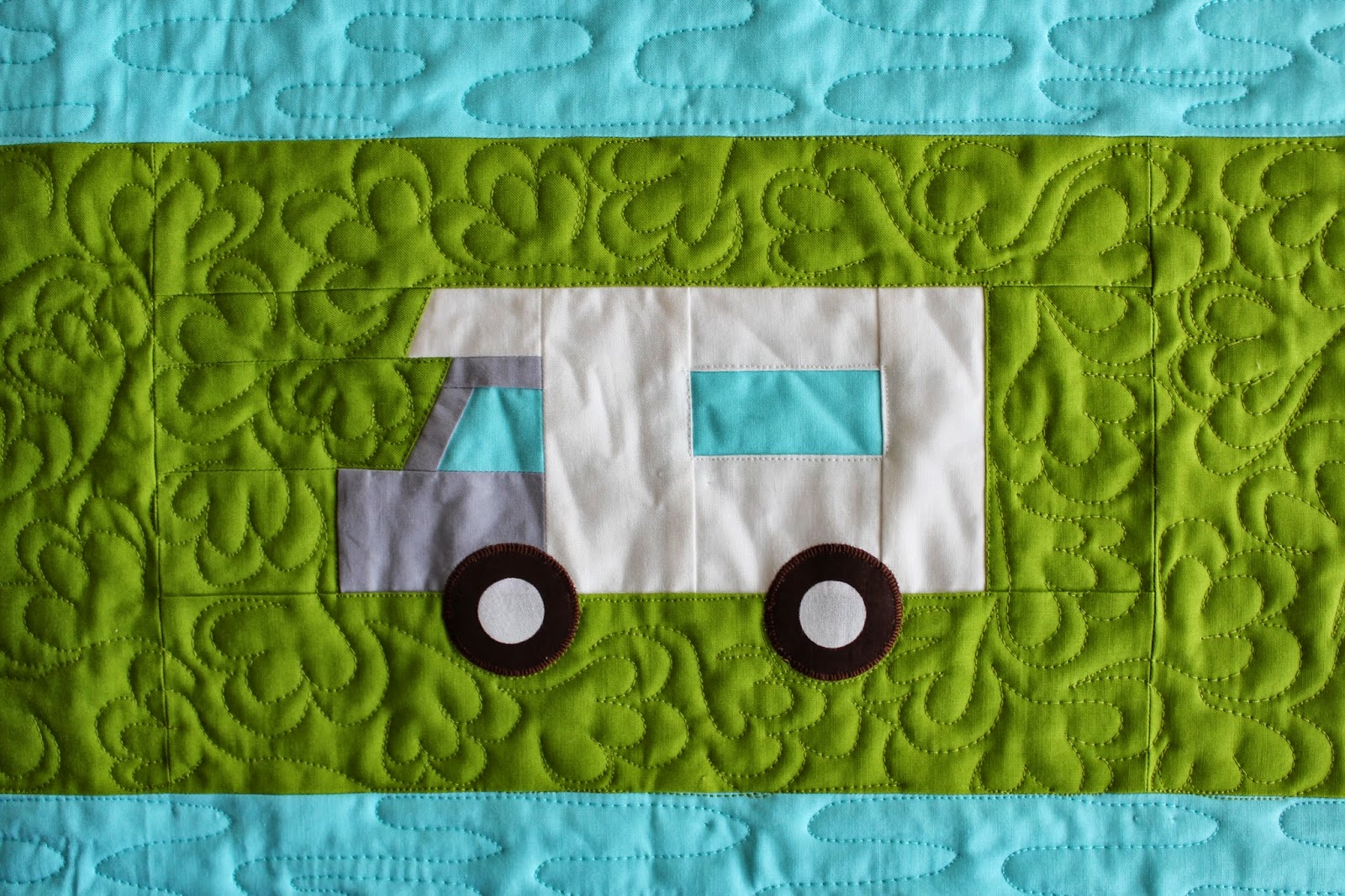 Teaginny Designs On the Road Again Toddler Quilt