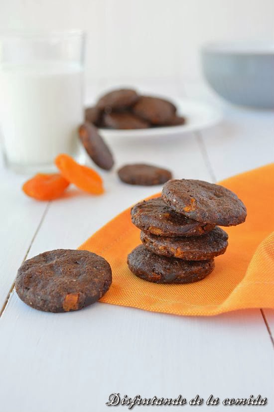 Mini Cookies de Chocolate y Albaricoque