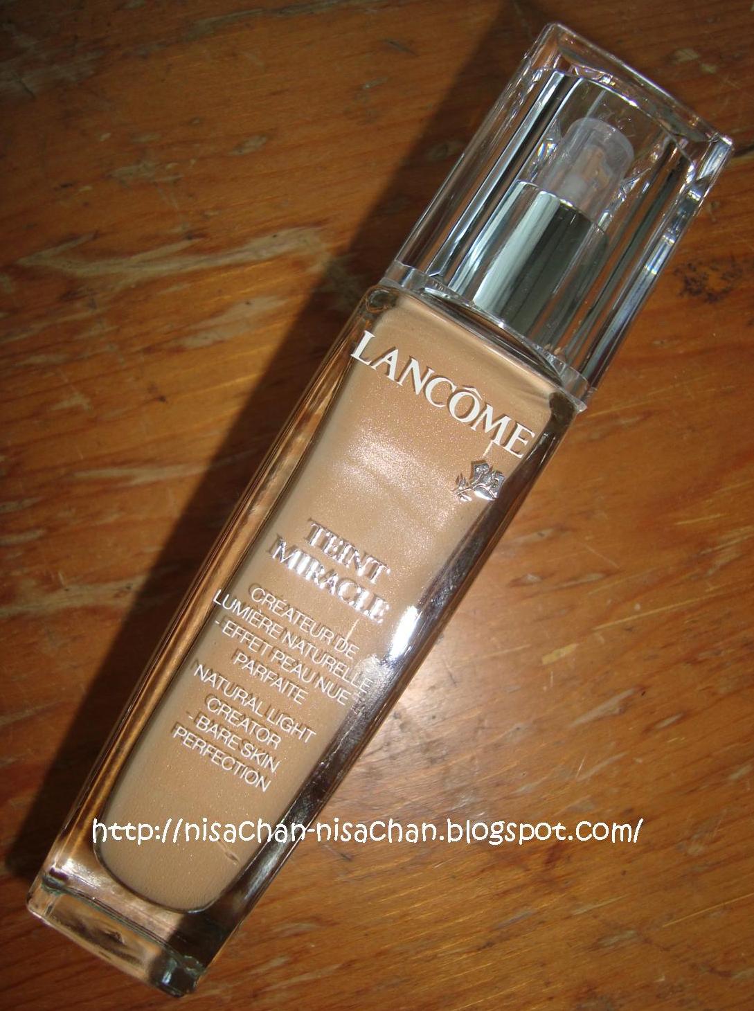 REVIEW : My HG Foundation Lancôme Teint Miracle
