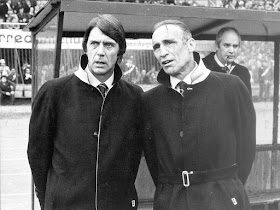 Maldini with Enzo Bearzot, to whom he was assistant head coach at the 1982 World Cup in Spain, which Italy won