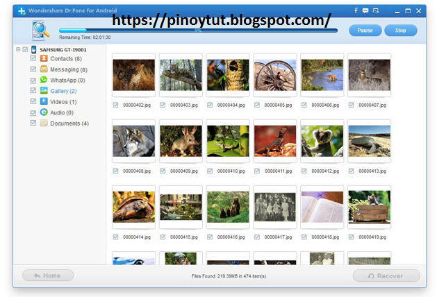 Most effective method to retrieve your video or picture in your android.