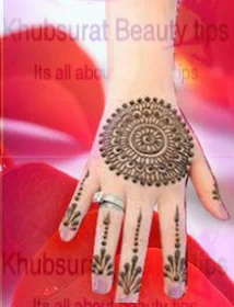 gol tiki mehndi designs