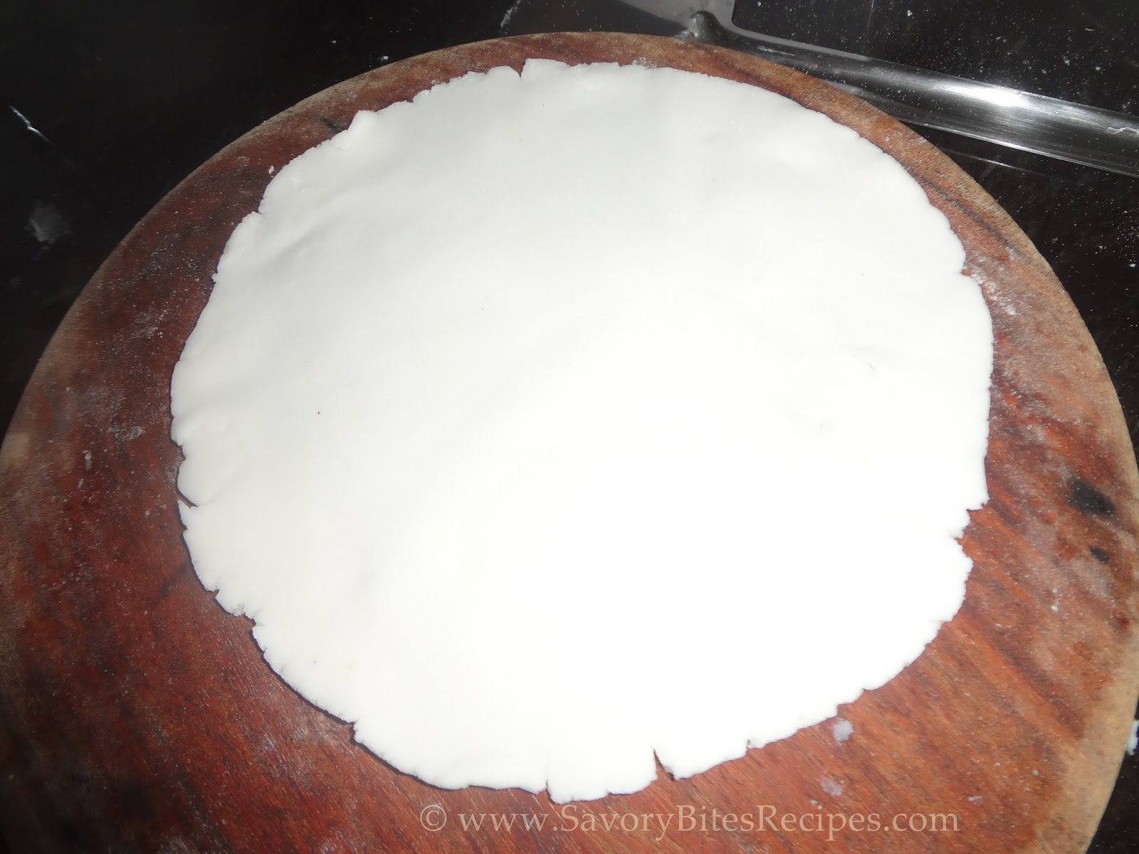 Rice Flour Bhakri / Tandlachi Bhakri / Rice Roti Savory Bites Recipes A Food Blog with Quick