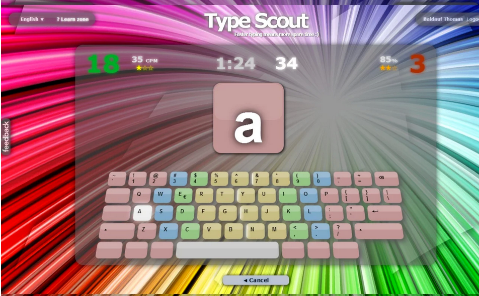 Keyboard racing - Fun typing practice online. Play for free with