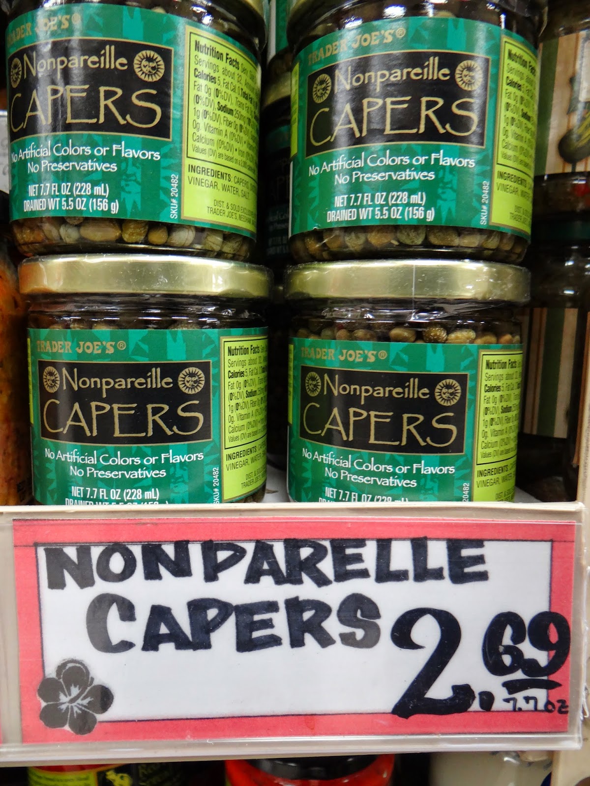 Capers Grocery, Trader joes, Capers