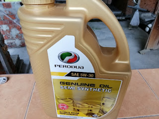 perodua engine oil semi synthetic sae 5w30 kuching