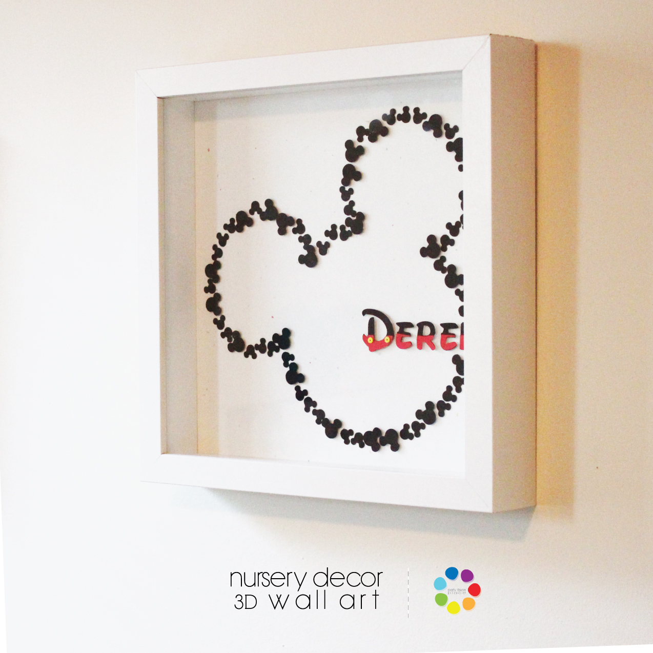 Mickey Mouse Nursery Decor Wall Art Party Favors Place