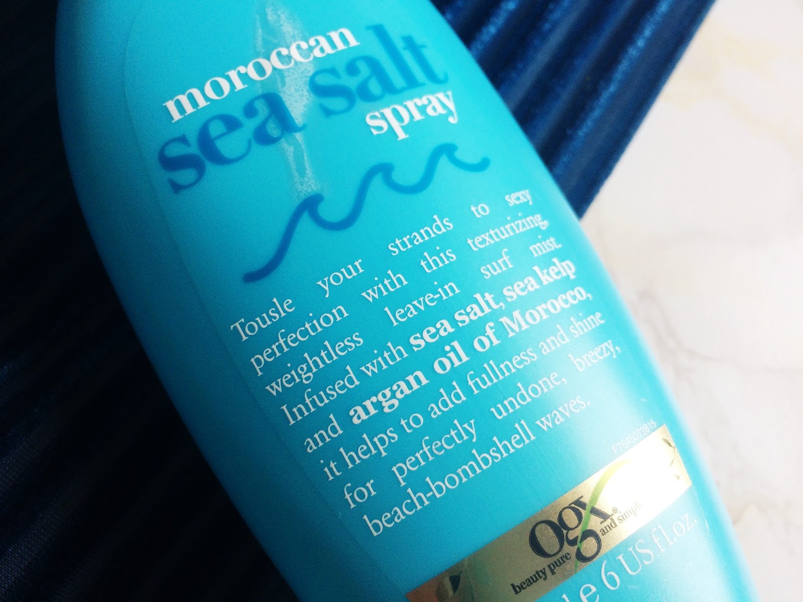 OGX MOROCCAN SEA SALT SPRAY REVIEW + HOW I USE IT GINA