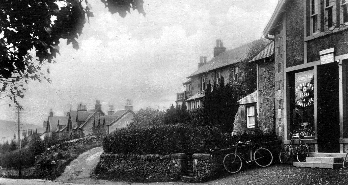 Tour Scotland Old Photograph Post Office Crawford Scotland