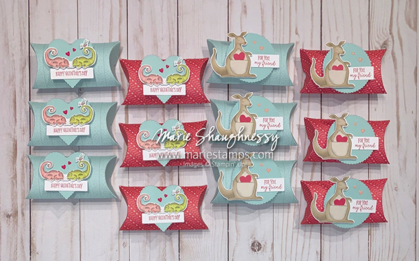 Stamping Inspiration January Paper Pumpkin Valentine Pillow Boxes