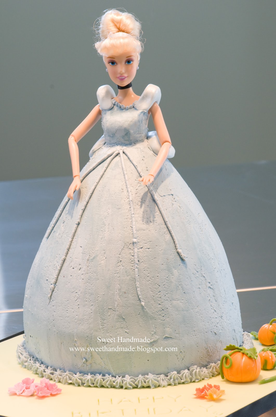 Sweet Handmade Cookies Cinderella Barbie Cake
