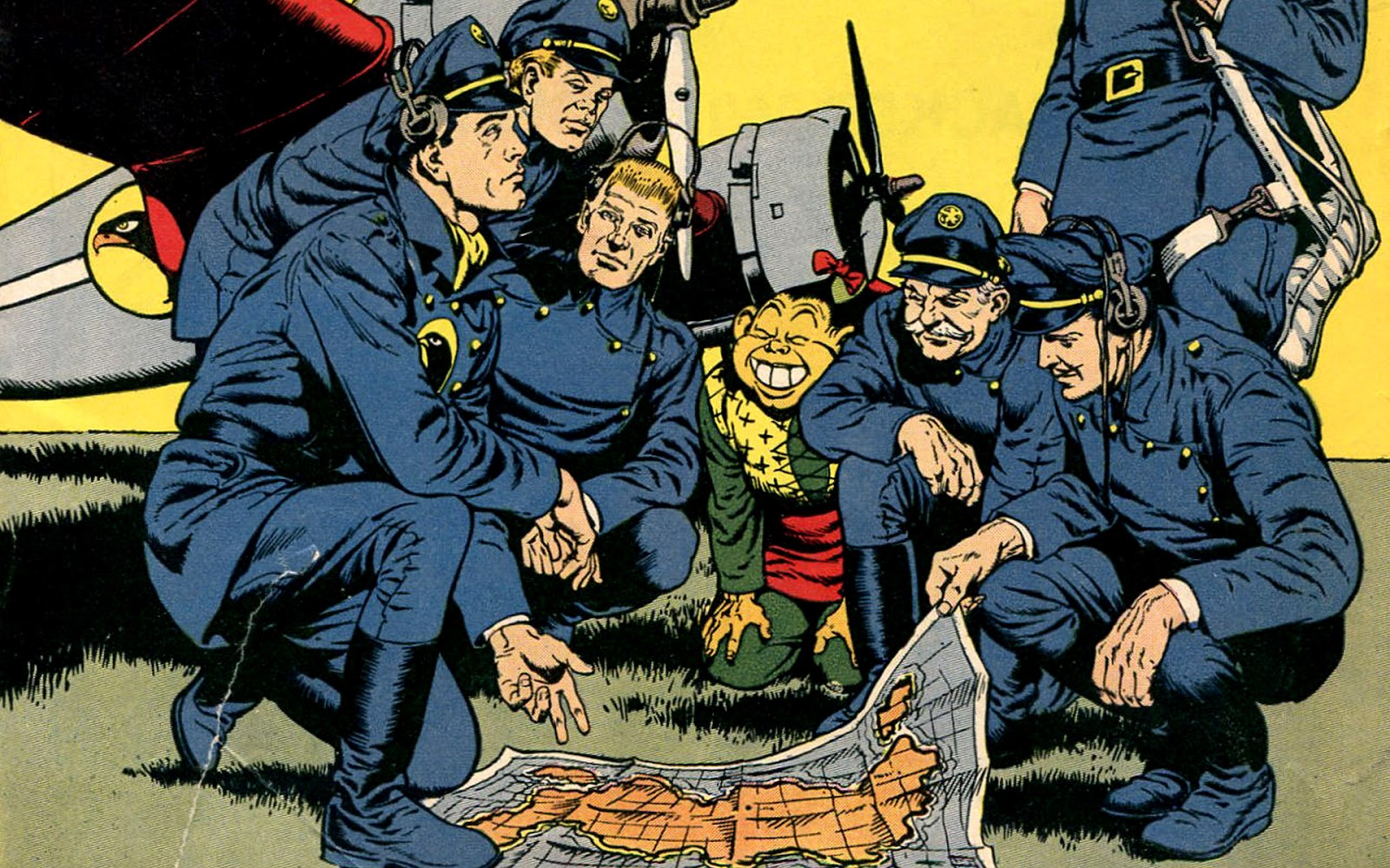Comic Wallpapers Vintage: Strategy O_o? (Vintage Comic Wallpaper)
