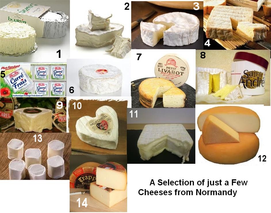It's All The Rage in France! Selection of Normandy Cheese!