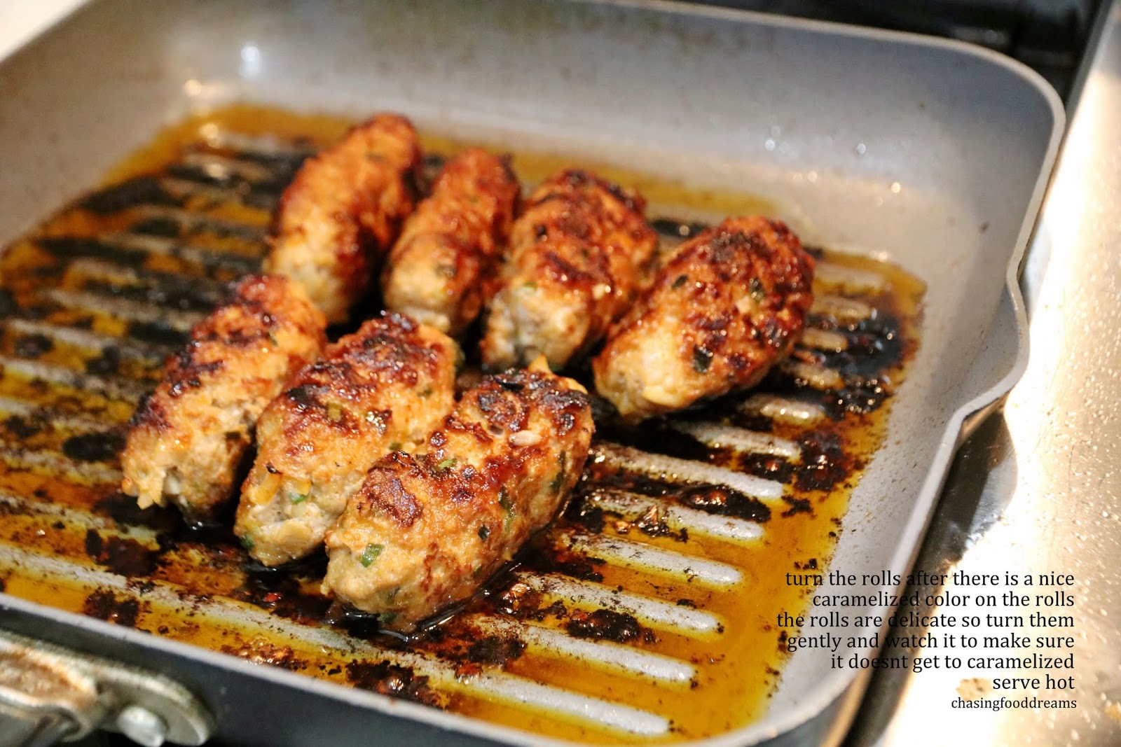 CHASING FOOD DREAMS Recipe Minced Pork Sausage with LINGHAM Chili Sauce