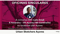 Oficinas Singulares # Urban Sketchers Açores