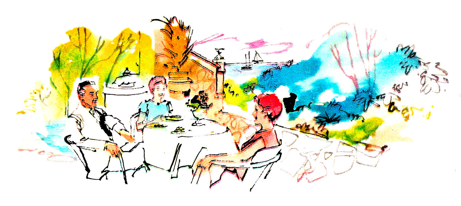 Antique Images Vintage Dining Al Fresco Restaurant Images Illustrations