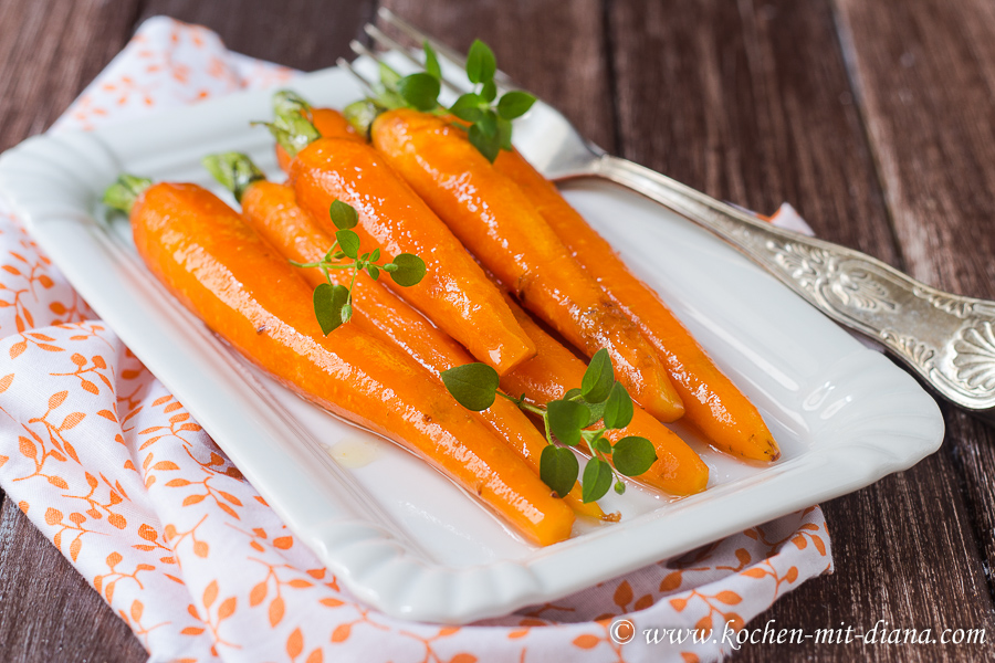 Glazed carrots - Cooking with Diana