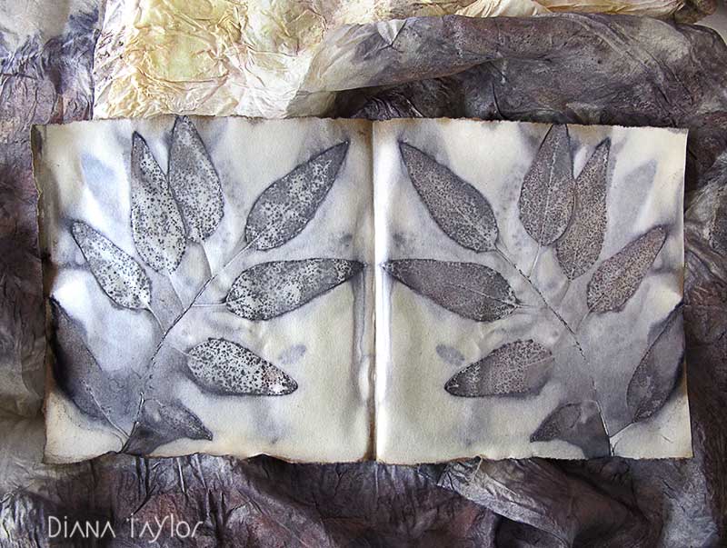 Velvet Moth Studio Eco Printing on Paper and Silk