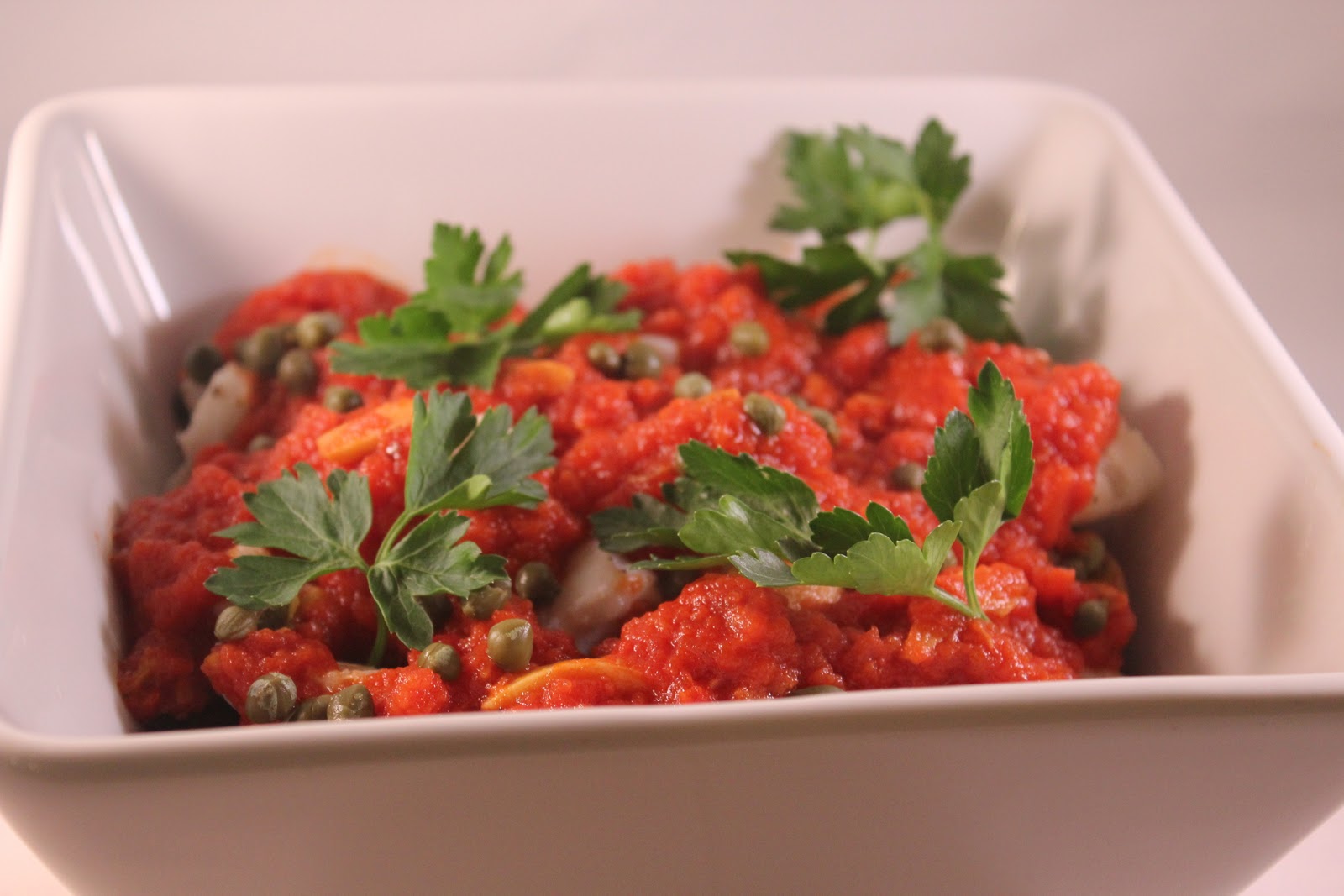 Delicious Dishings Haddock And Fingerling Potatoes In Tomato Sauce