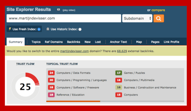 ตัวอย่างจาก TrustFlow