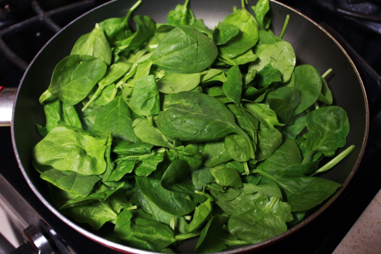 Tasty low fat creamed spinach!
