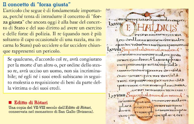 ღ 2º B Estetiste ღ: STORIA - L'EDITTO DI ROTARI + ESERCIZIO