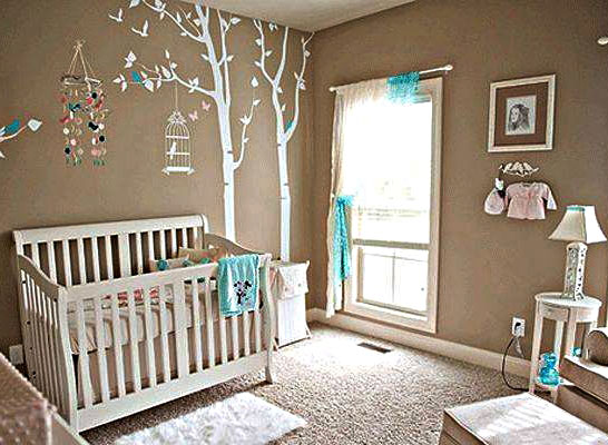 Desain Kamar Bayi Perempuan Minimalis