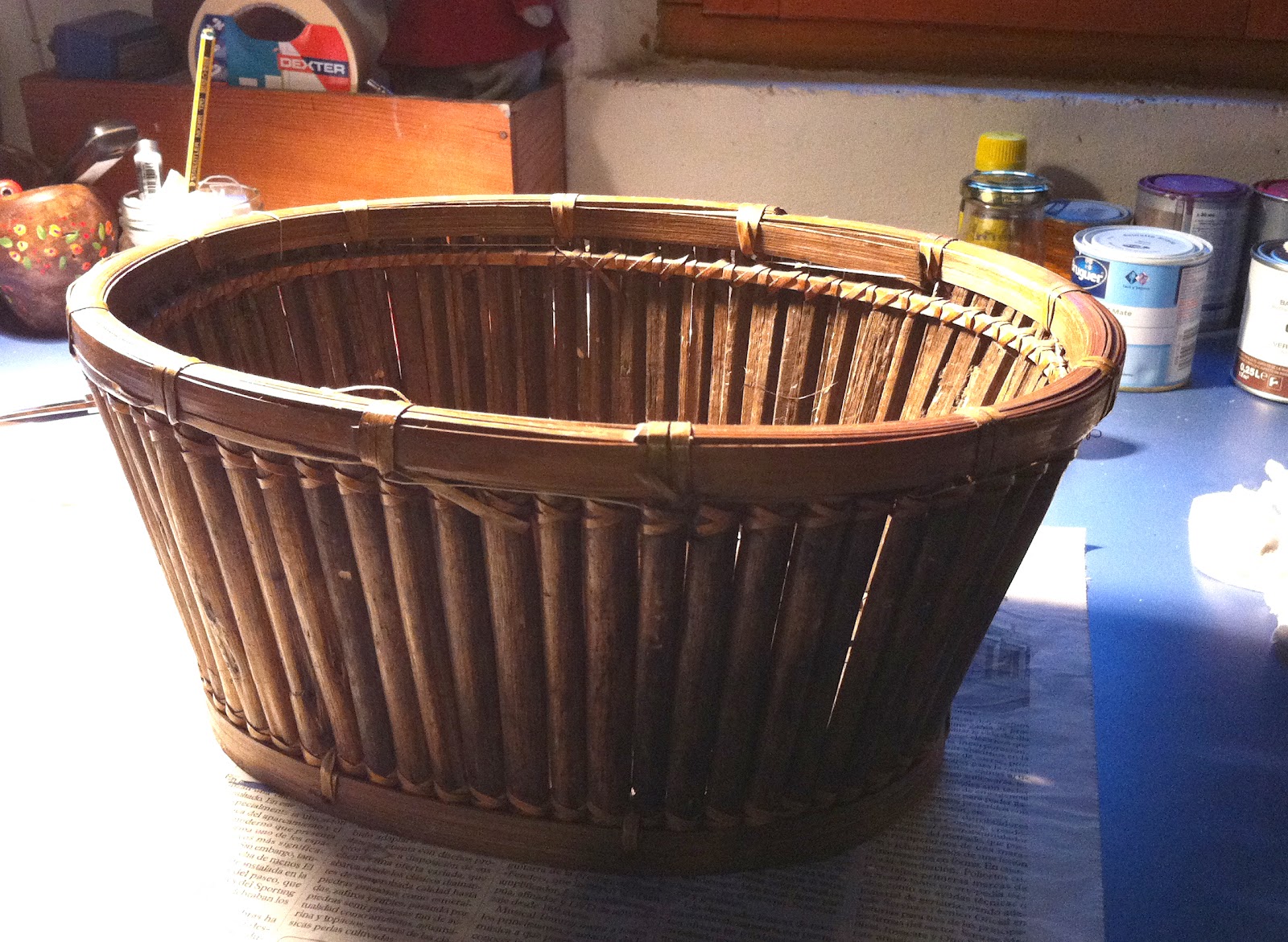 Telas, Cajas y Tinajas: recuperando un viejo cesto