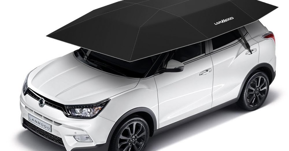 Lanmodo Automatic Umbrella, Protect Your Car From Sun Or Weather When