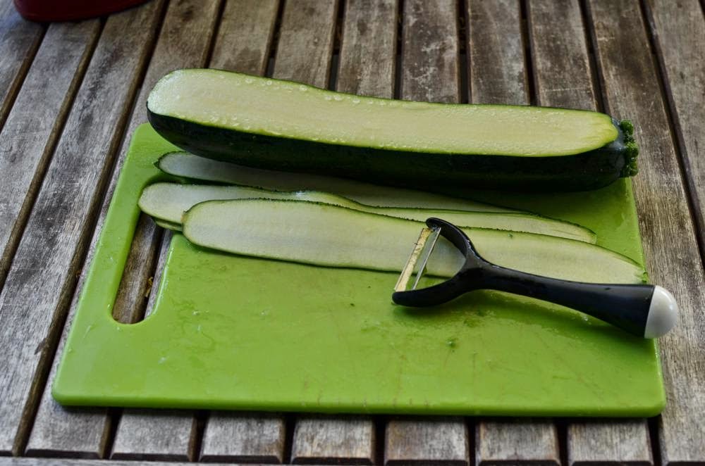 Day by Day Recipe Zoodles zucchini noodles with pesto and parmesan