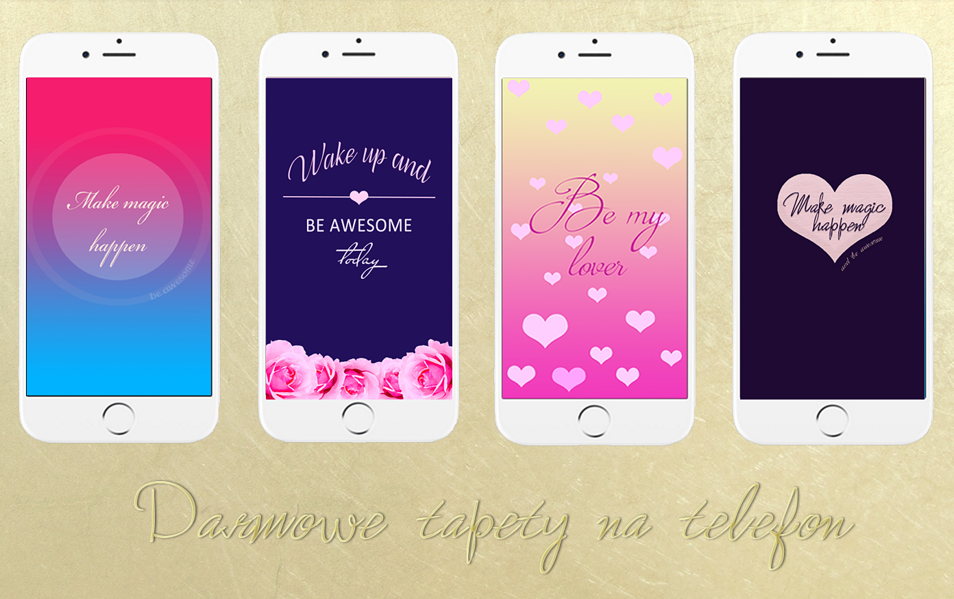 Tapety Na Telefon Z Napisami Polskimi Fresja: Tapety na telefon dotykowy z angielskimi napisami do pobrania.