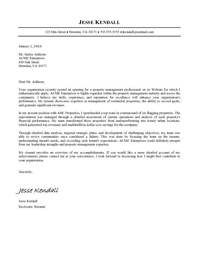 Free Cover Letter Samples For Resumes Sample Resumes