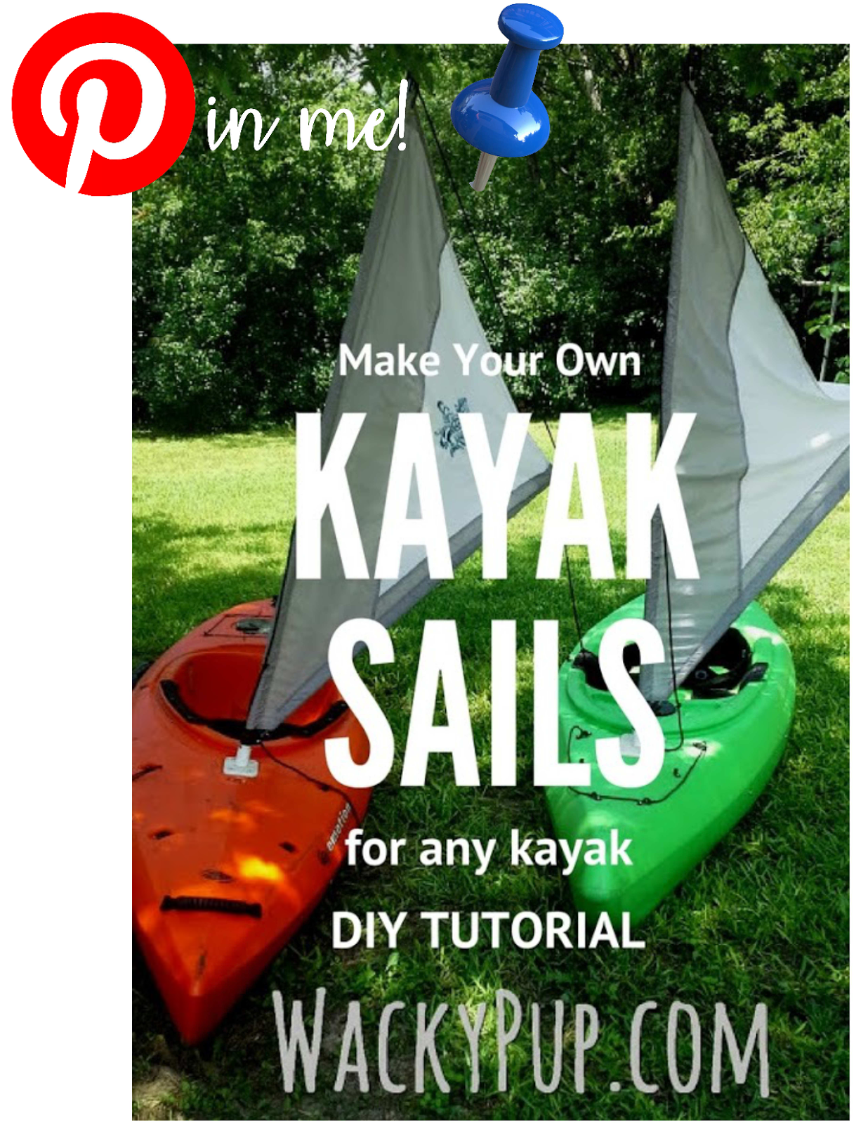 Wacky Pup How To Sew Your Own Kayak Sail for Any Kayak! DIY Tutorial