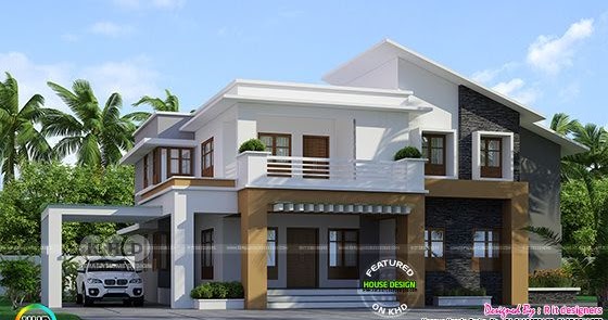 3114 square feet 3 bedroom house architecture - Kerala home design and