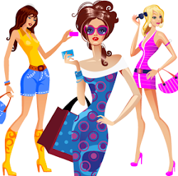 compras chicas moda clipart mujer ventas dibujos imagenes vectores vectorial lindas varias gratis sacoleira yahaira vendemos todo illustrator eps ilustraciones