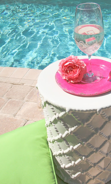 Summer Flamingo Pool Party Bar with Pier 1 by Celebration Stylist
