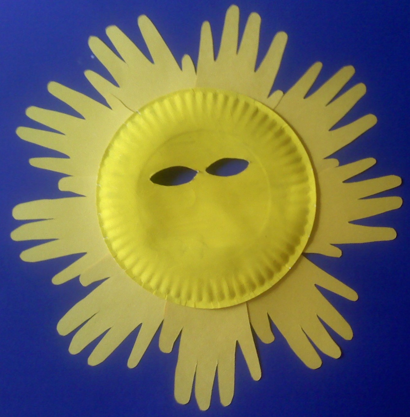Crafts For Preschoolers Paper Plate Sun Mask