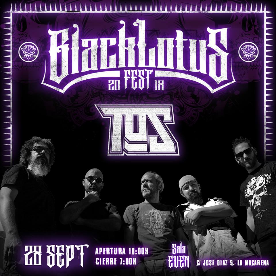Baquetas y Púas Cambio en el cartel del Black Lotus Fest