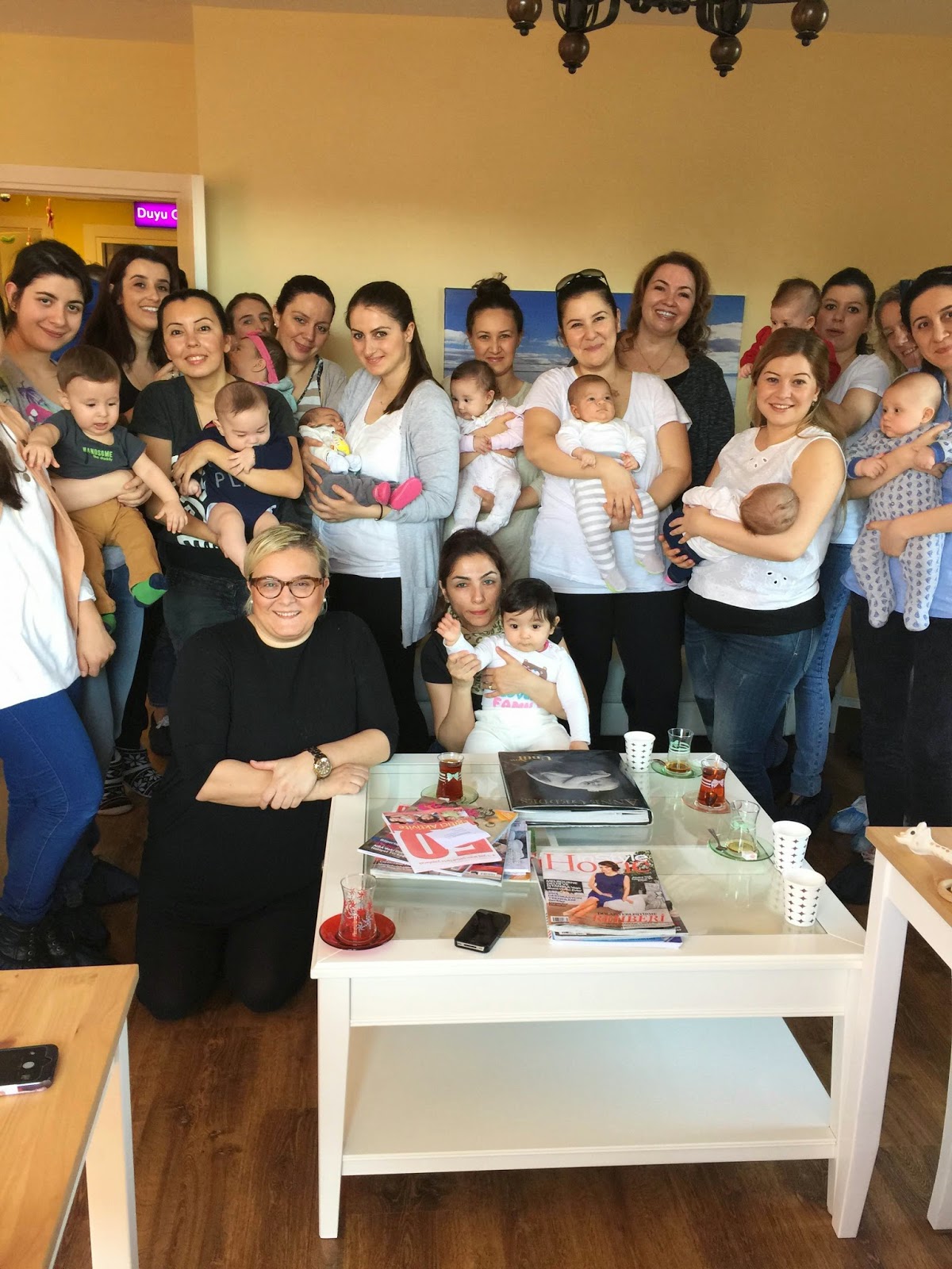 Hassasanne Etkinlik Merkezinde Bebek Masajı semineri Bebegim Geliyor