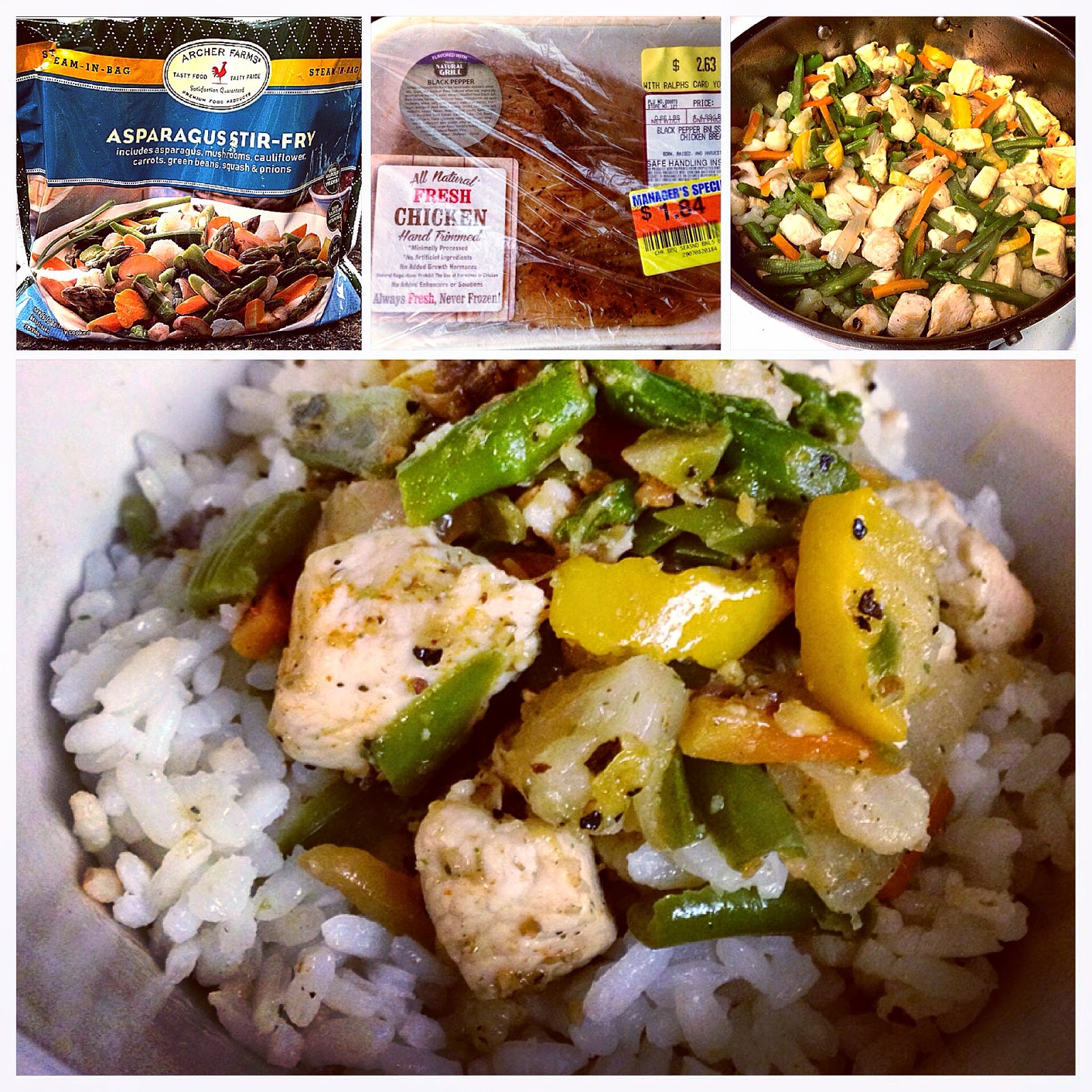 Lemon Garlic Chicken Stirfry