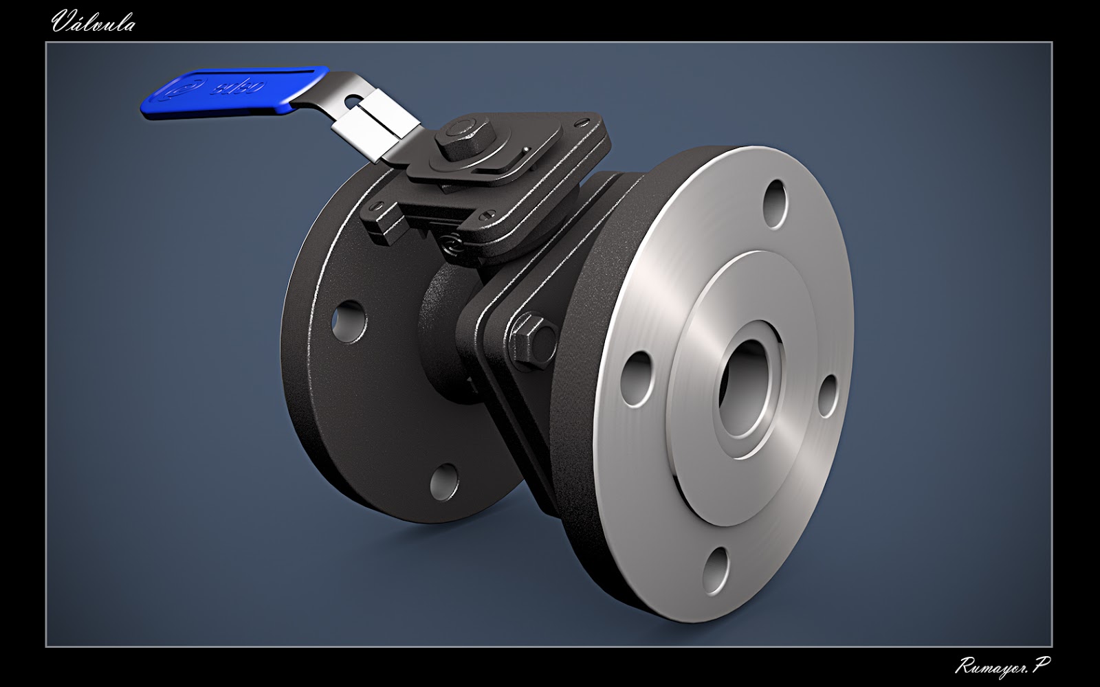 Válvula 3D Infografías