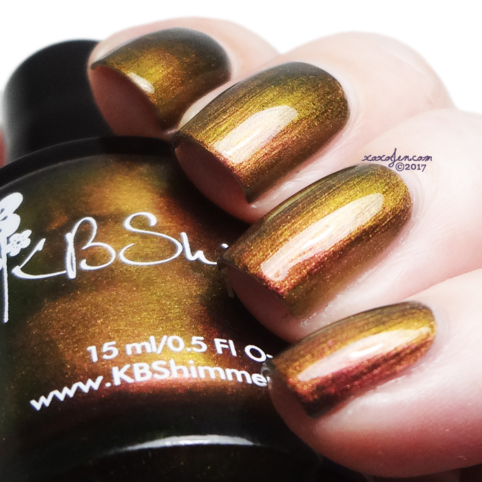 xoxoJen's swatch of KBShimmer Puns And Roses