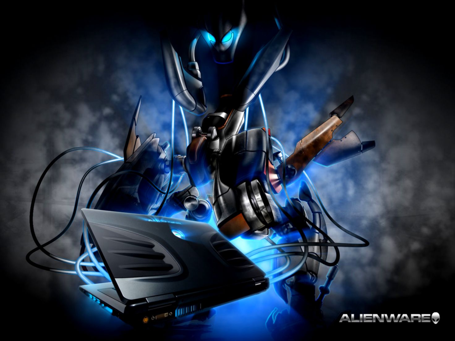 3D Alienware Desktop Wallpaper
