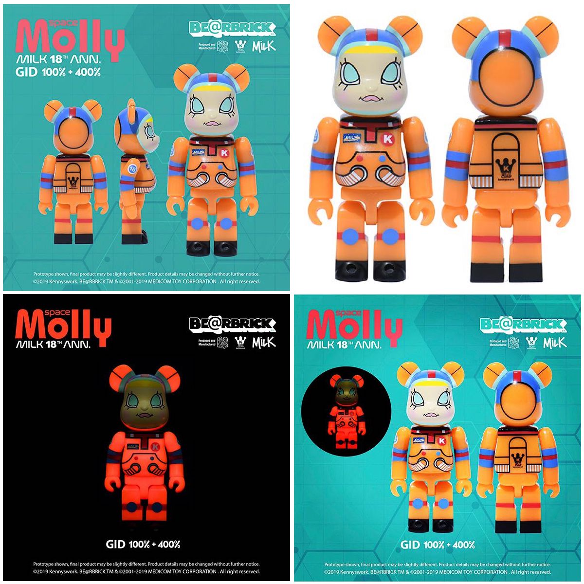 toynews: Space Molly Be@rbrick % +% Set Second Release on