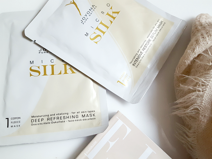 Joyona Pure Nature Micro Silk Sheet Masken aus Fließ
