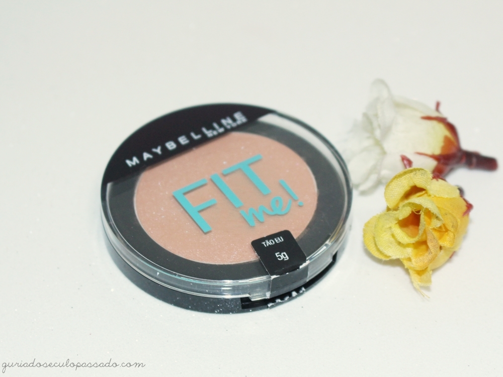 Guria do Século Passado Blush Fit Me! cor Tão Eu Maybelline BR Blush